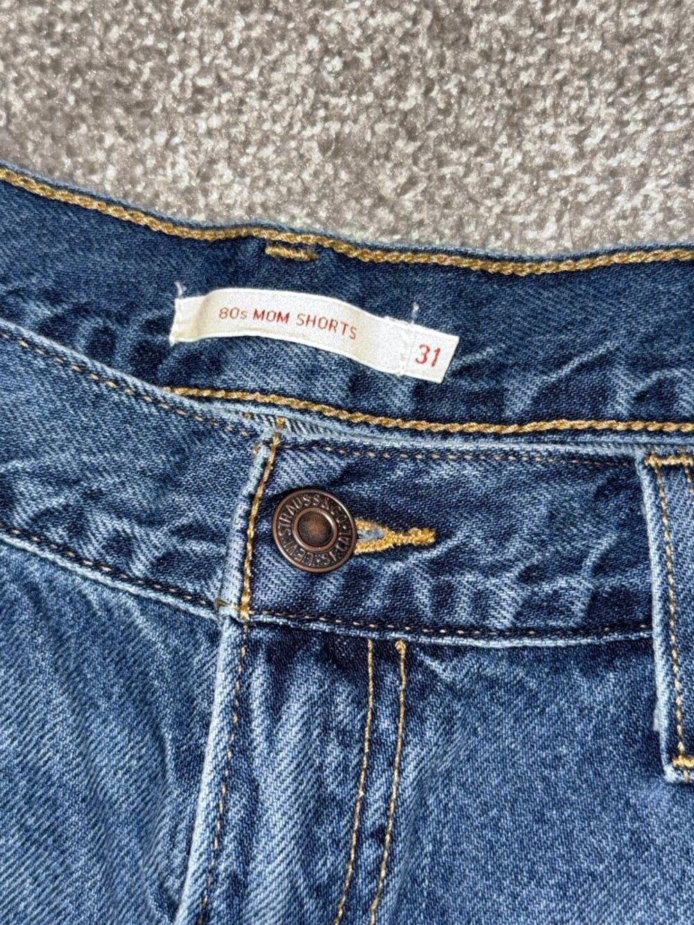 Levis 80s Mom Jean Shorts 31 - Picture 3 of 4